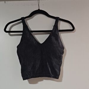 Wishlist Black Ribbed Tank Top